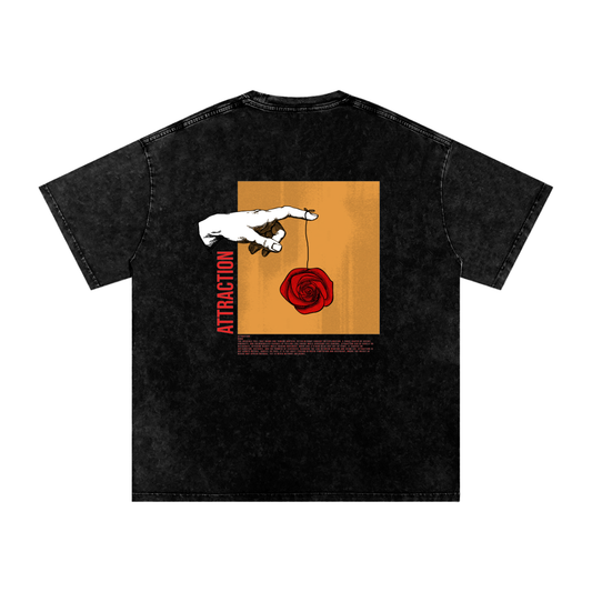 ATTRACTION Snow Washed T-Shirt